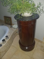 Szafka bębnowa biedermeier