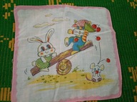 chusteczka do nosa PRL motywy z bajek