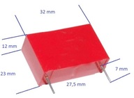 Kondensator do zwrotnic 6,8uF 10% 100V cena za 2 szt 4-3-5