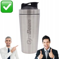 SHAKER NA SIŁOWNIĘ DO PRACY SZARY GYMBEAM SZEJKER 750ml