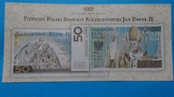 Folder 50 zł 2006,JAN PAWEŁ II,stan I (dwie odmiany)