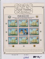 LATARNIE MORSKIE, ŻAGLOWCE PARAGUAY Mi:ARKUSZ L446-11