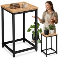 KWIETNIK STOJĄCY POJEDYNCZY METALOWY CZARNY STOJAK NA KWIATY LOFT CRAFT