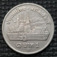 *TAJLANDIA [1640]*1 Baht 1982 Świątynia Szmaragdowego Buddy Bangkok Rama IX