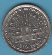 (1AR26) Argentyna 1 peso, 1960
