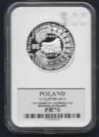 10 zł 2012 - 150 LAT BANKOWOŚCI SPÓŁDZIELCZEJ - GRADING