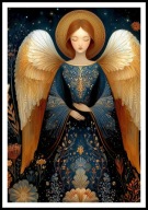 A2 OBRAZ PLAKAT ANIOŁ, PLAKAT Z ANIOŁEM, ANIELSKIE SKRZYDŁA, ANIELICA, NR3