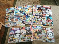 LEGO STAR WARS Gwiezdne Wojny komiksy plakaty 41 sztuk + puszka 8 figurek