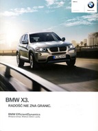 BMW X3 prospekt 2 2013 model 2014 polski