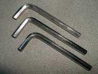 Klucz imbusowy kluczyk do montażu imbus 4 mm typ L - 1 szt - ocynkowany