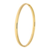 87008 Bransoletka stal chirurgiczna 316L pozłacana 18k sztywna bangle