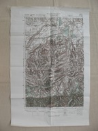 NOWY TARG MAPA WOJSKOWA OKH-NIEM. NACZELNE DOWÓDZTWO WOJSK LĄDOWYCH 1944