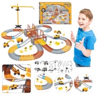 TOR WYŚCIGOWY PLAC BUDOWY MAGIC TRACK AUTKO 273 EL KLOCKI KONSTRUKCYJNE