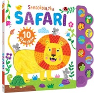 Sensoksiążka SAFARI Korolkiewicz Elżbieta - 10 dźwięków + wkładki dotykowe