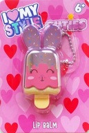 BŁYSZCZYK BALSAM DO UST LODY KRÓLICZEK BRELOK