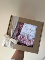 Zestaw BOX- podziękowania dla gości wieczór panieński brelok scrunchy gumka