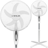 WENTYLATOR WOLNOSTOJĄCY PODŁOGOWY WIATRAK BIUROWY MOCNY CICHY OSCYLACJA