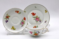 ZESTAW KAWA - HERBATA MODEL BALMORAL PORCELANA ROSENTHAL LATA-30 XX-w