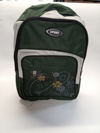 plecak zielony popielaty