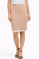 Lawrence Grey spódnica midi XL 42 camel dzianinowa, ciepła