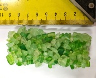 Agat ZIELONY bransoletka szeroka -