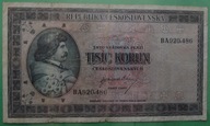 CZECHOSŁOWACJA - 1000 koron 1945 / st.3-