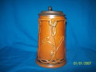 -OBNIŻKA--[@n1] Ceramiczny Secesyjny Stary Kufel -16-