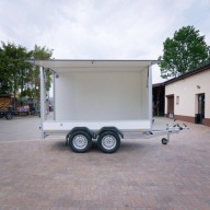 Przyczepa Brenderup CARGO CD300TB 300x155x185 DMC 2500 kg Klapa boczna