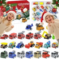 KALENDARZ ADWENTOWY DLA DZIECKA – AUTKA!, POJAZDY!, SAMOCHODZIKI! (24 szt.)