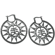 Kolczyki KOŁA Krzyż Lewiatana