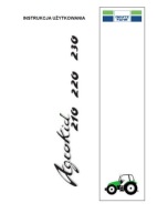 Deutz-Fahr AGROKID 210, 220, 230 - instrukcja obsługi ciągników PL