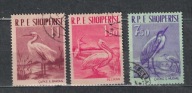 01-Fil24- Albania-1961.Mi,630-32- Ptaki-Czaple,3szt