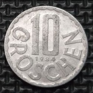 *AUSTRIA [0007]*10 Groszy (Groschen) 1984 II Republika Szyling austryjacki