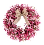 Wianek wieniec dekoracyjny ozdobny wiosna kolorowa gipsówka HIT