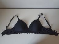 Śliczna markowa bielizna Esmara czarny usztywniany bez fiszbin EUR 95D