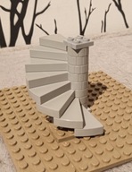LEGO Schody kręcone Jasno Szare (Light Gray) 40243