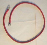 przewód 1m zakuty 2x25-8 linka kabel jednożyłowy lgy 25mm2 czerwony