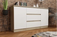 Nowoczesna komoda 140 cm z szufladami do salonu, do sypialnii