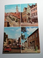 ZIELONA GÓRA 1969- TEATR, PLAC BOHATERÓW STALINGRADU RATUSZ MOTORYZACJA PRL