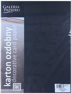 KARTON OZDOBNY A4 250G GALERIA PAPIERU 20 SZT MILLENIUM CZARNY