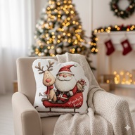 Poduszka kształtka Mikołaj 40cm