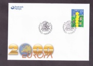 Wyspy Owcze - 2000 rok - FDC Koperta - znaczki nr 366