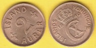 ISLANDIA 2 AURAR 1940 r.