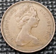 *WIELKA BRYTANIA [0151] *2 Pence 1971 NEW PENCE *ELIZABETH II