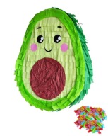 Piniata urodzinowa Awokado 38*30*8cm. Konfetti gratis.