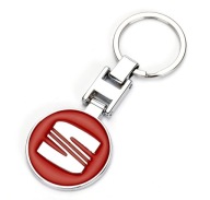 BRELOK BRELOCZEK do kluczy zawieszka SEAT czerwony