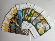 Foldery NBP komplet 21 szt z 2011 roku w j.polskim