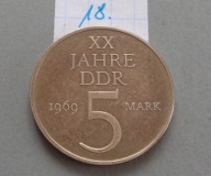 5 MAREK z 1969 roku , NIEMCY " XX LAT NRD "