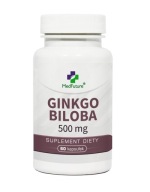 Miłorząb japoński Ginkgo biloba Ekstrakt 500 mg