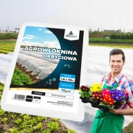 GRUBA AGROWŁÓKNINA BIAŁA WIOSENNA OKRYCIOWA OTULINA AGROTKANINA 17g 1,6x20M